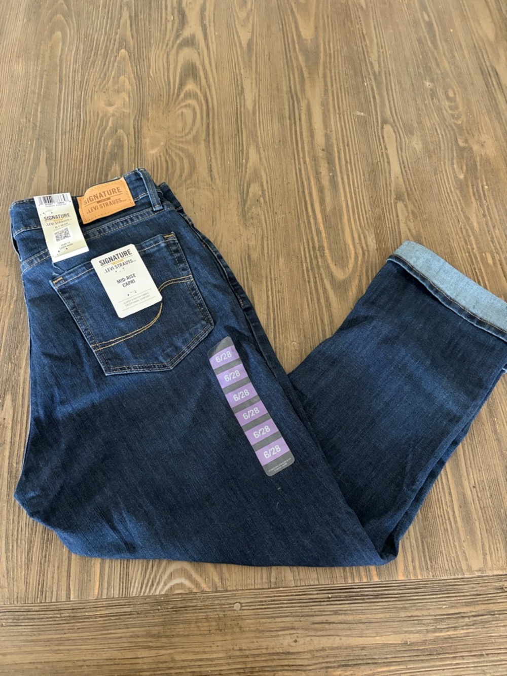 Signature Men’s Slim Jeans in Dark Blue Indigo